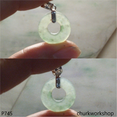 Small jade Donut pendant