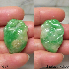 Jade monkey pendant