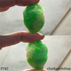 Jade monkey pendant