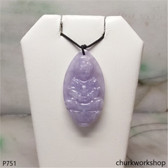 Reserved Lavender jade lady Buddha