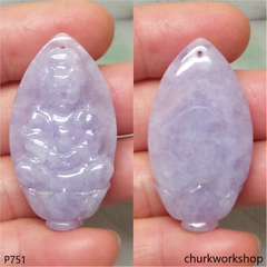 Reserved Lavender jade lady Buddha