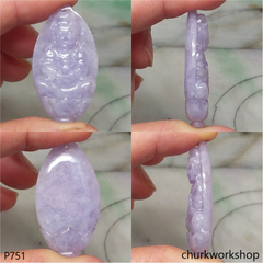 Reserved Lavender jade lady Buddha