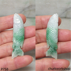 Jade fish pendant