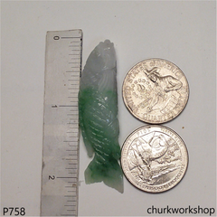 Jade fish pendant