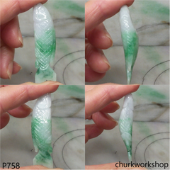 Jade fish pendant