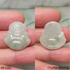 Jade happy Buddha pendant