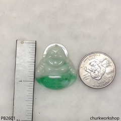 Jade happy Buddha pendant