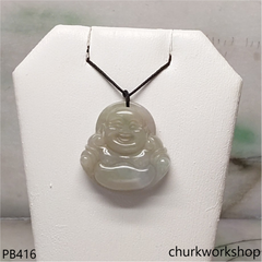 Jade happy Buddha pendant