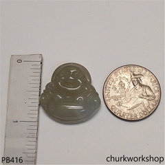 Jade happy Buddha pendant