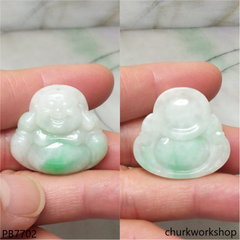 Jade happy Buddha pendant