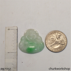 Jade happy Buddha pendant