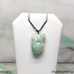 Jade monkey pendant