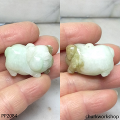 Jade pig pendant