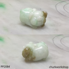 Jade pig pendant