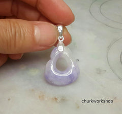 Lavender jade pendant