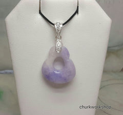 Lavender jade pendant