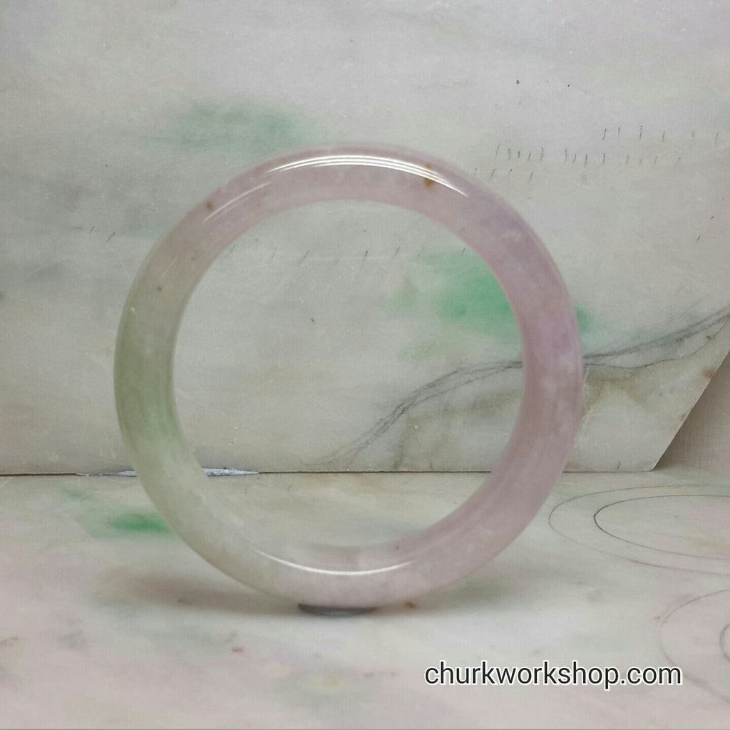 Lavender jade bangle
