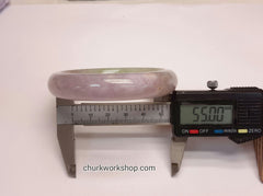 Lavender jade bangle