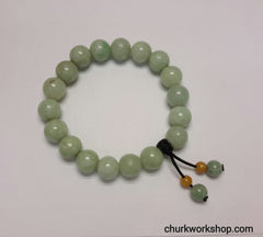 Light green beads bracelet