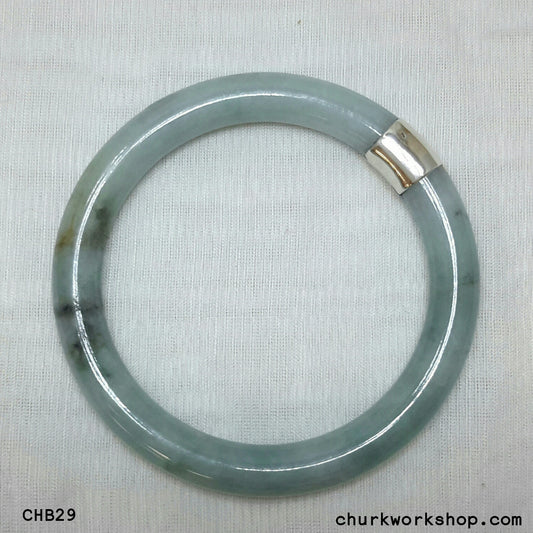 Mixture color jade bangle