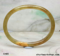Red jadeite bangle