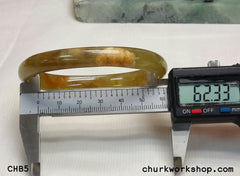 Red jadeite bangle
