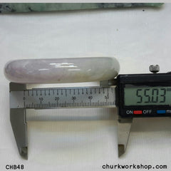 Pale lavender jade bangle