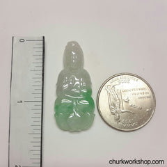 Light green jade lady Buddha