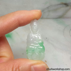 Light green jade lady Buddha