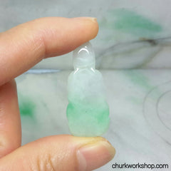 Light green jade lady Buddha