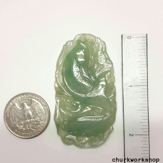 Jade fish pendant