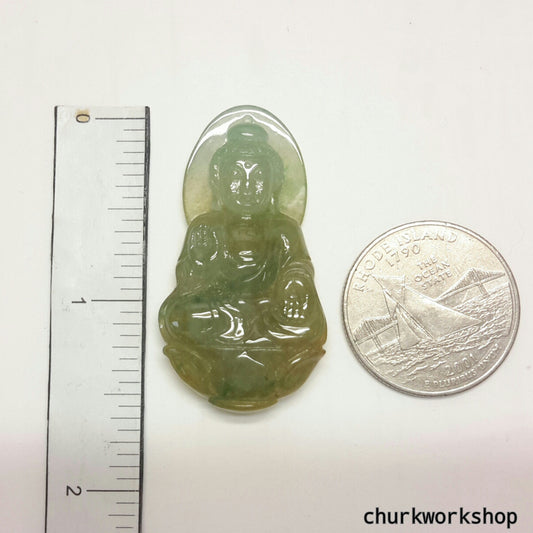 Multi-color jade Buddha, jade Buddha