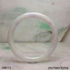 Lavender jade bangle