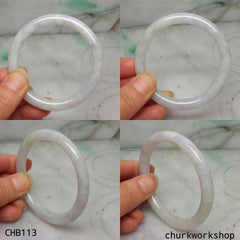 Lavender jade bangle