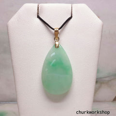 Pear shape jade pendant, jade pendant,