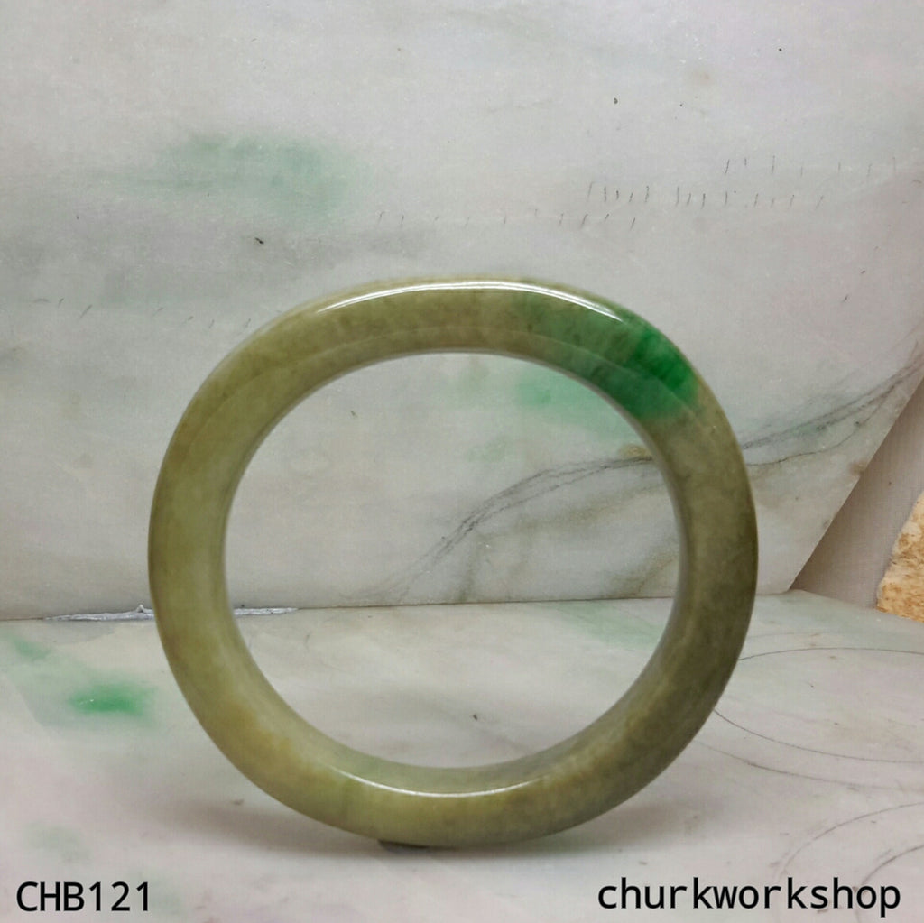 Brown jadeite bangle