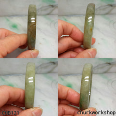 Brown jadeite bangle