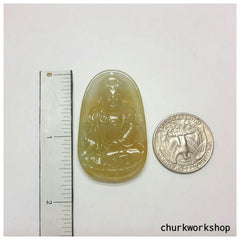 Yellow jade Buddha