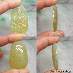 Yellow jade Buddha