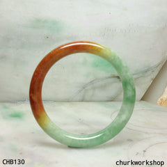 Multi color jade bangle