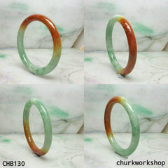 Multi color jade bangle