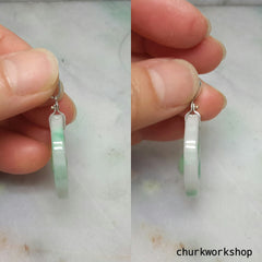 Pale green jade pendant