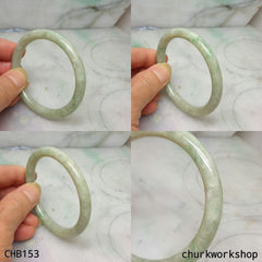 Small light green jade bangle