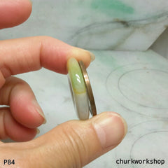 Multi color jade pendant