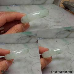 Baby jade bangle, pale green baby bangle