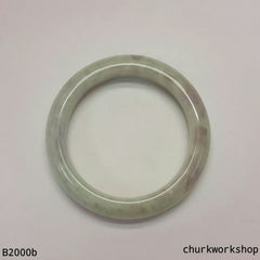 Lavender mix light green jade bangle