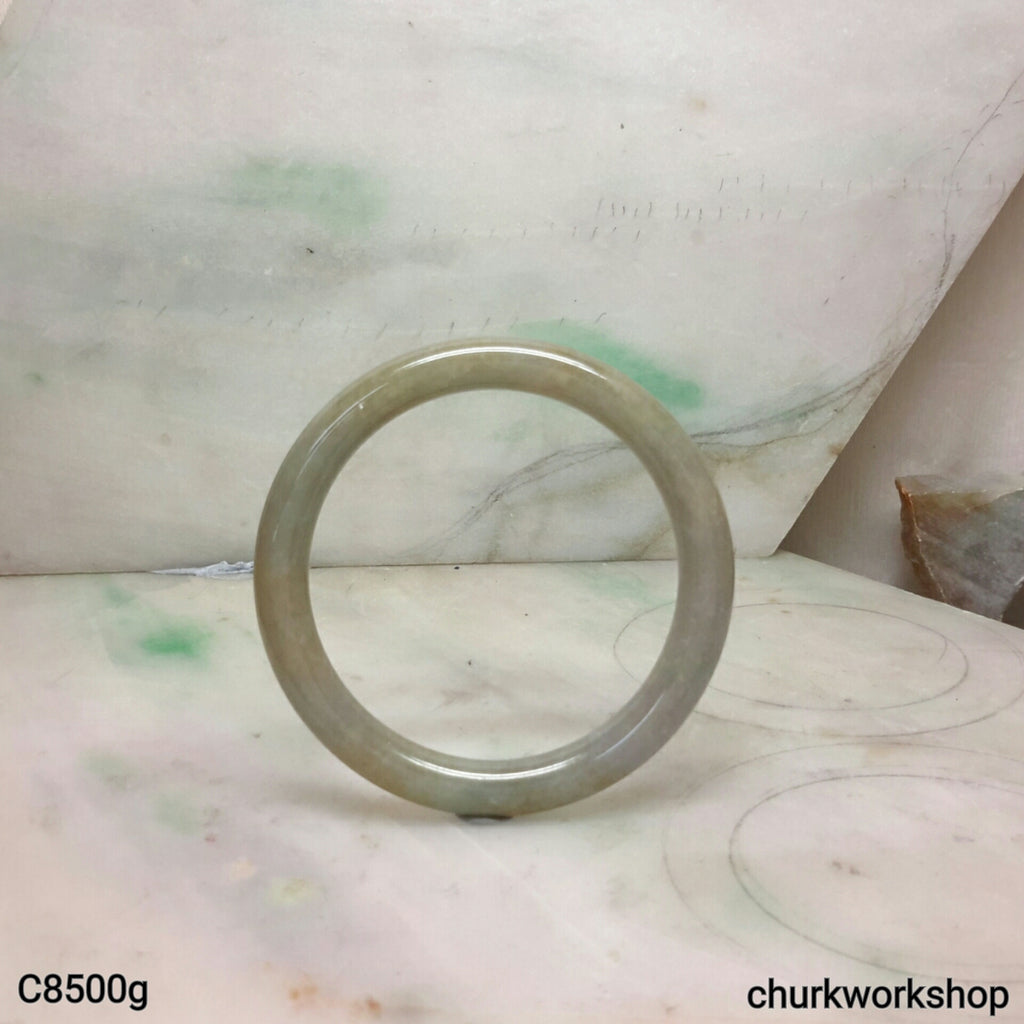 Grayish lavender jade bangle
