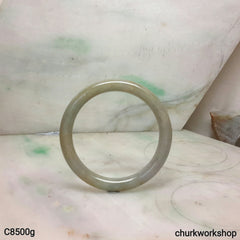 Grayish lavender jade bangle