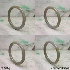 Grayish lavender jade bangle