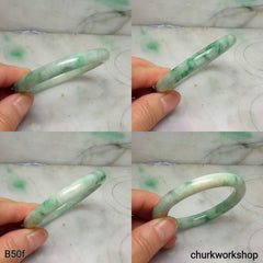 Green jade bangle